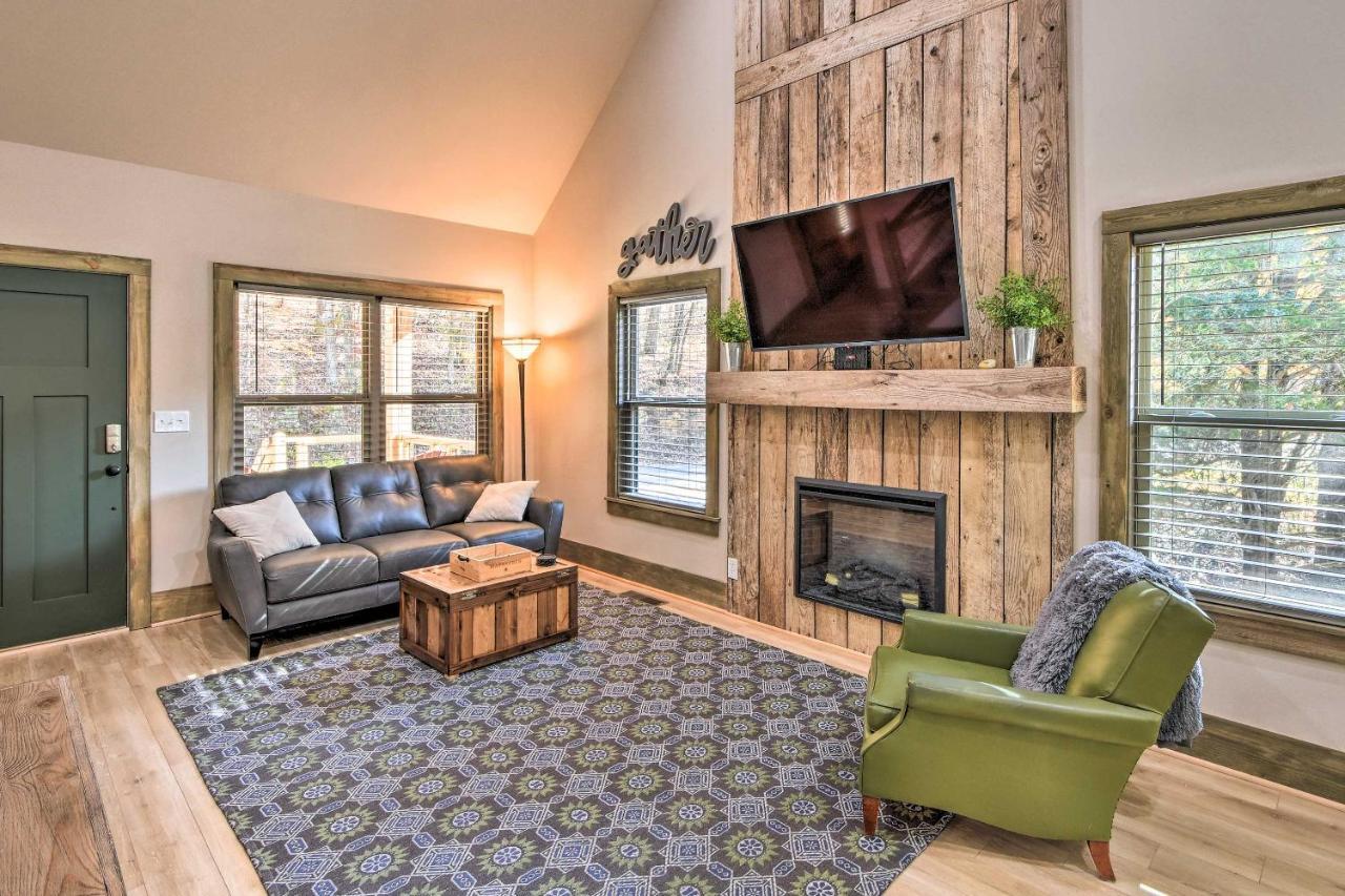 Creekside Craftsman Retreat In North Ga Mountains! Villa Mineral Bluff Buitenkant foto
