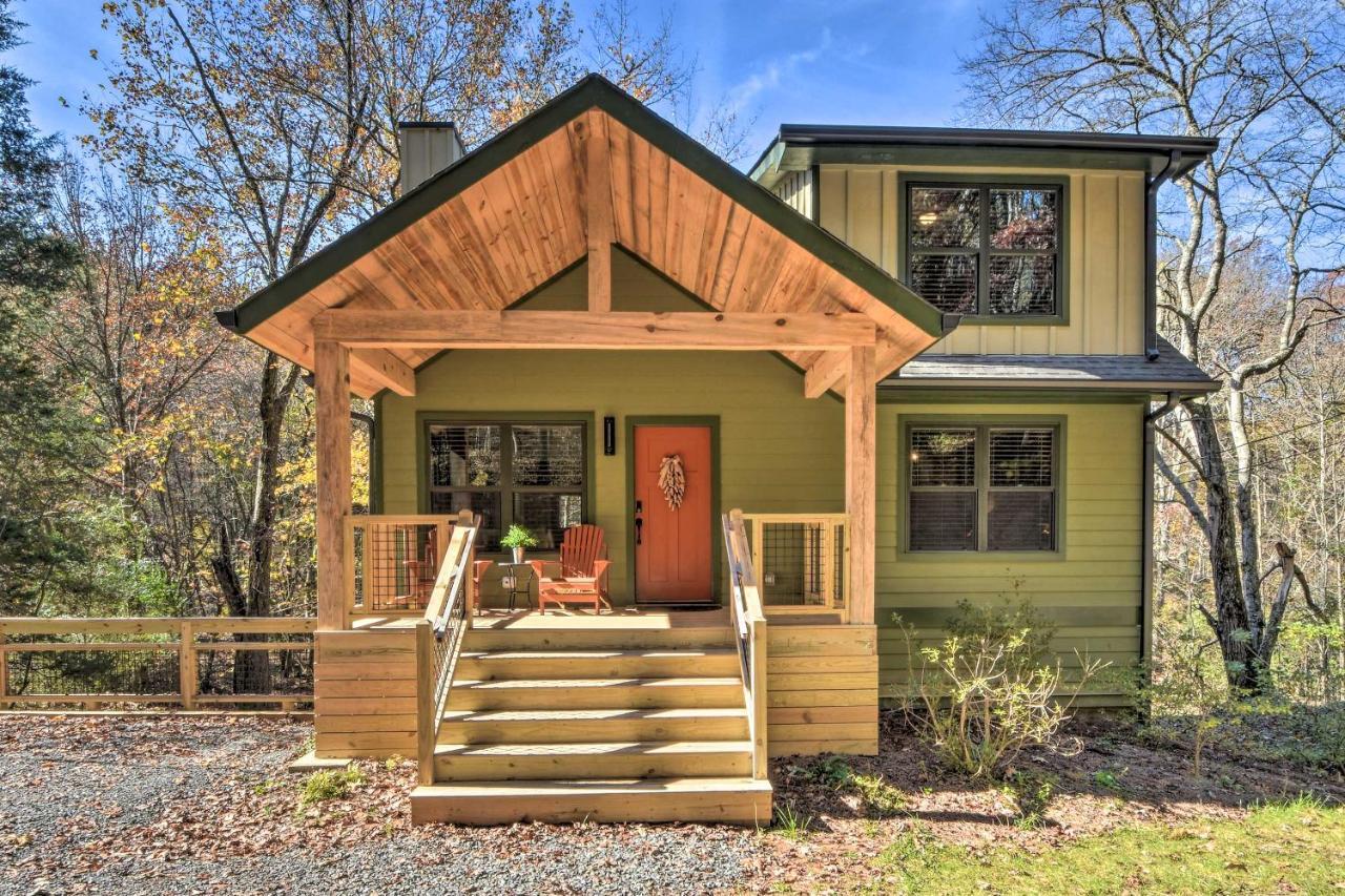 Creekside Craftsman Retreat In North Ga Mountains! Villa Mineral Bluff Buitenkant foto