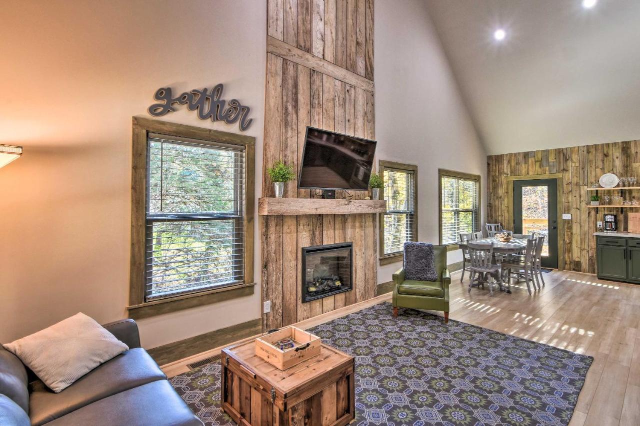 Creekside Craftsman Retreat In North Ga Mountains! Villa Mineral Bluff Buitenkant foto
